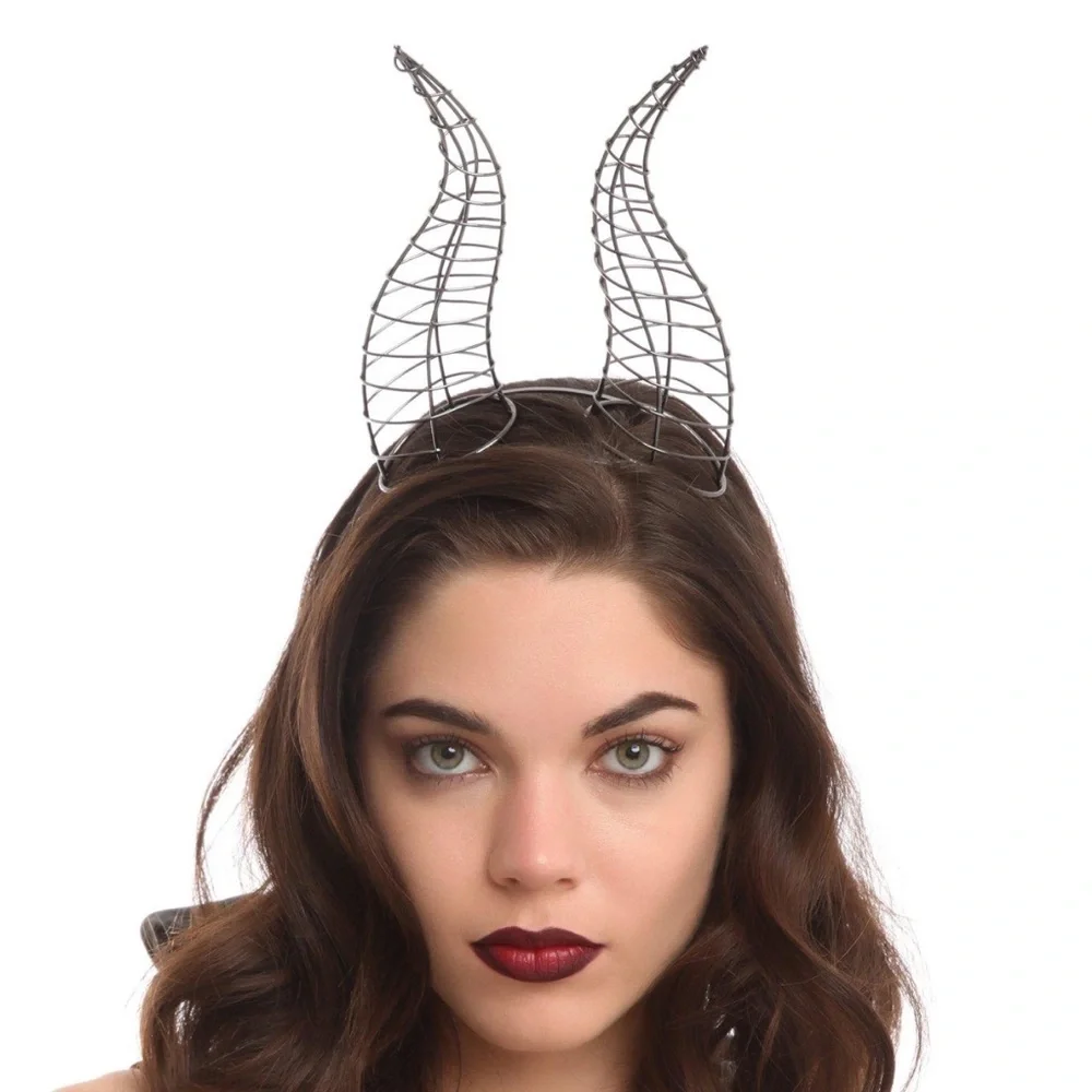 Maleficent Metal Horns Black